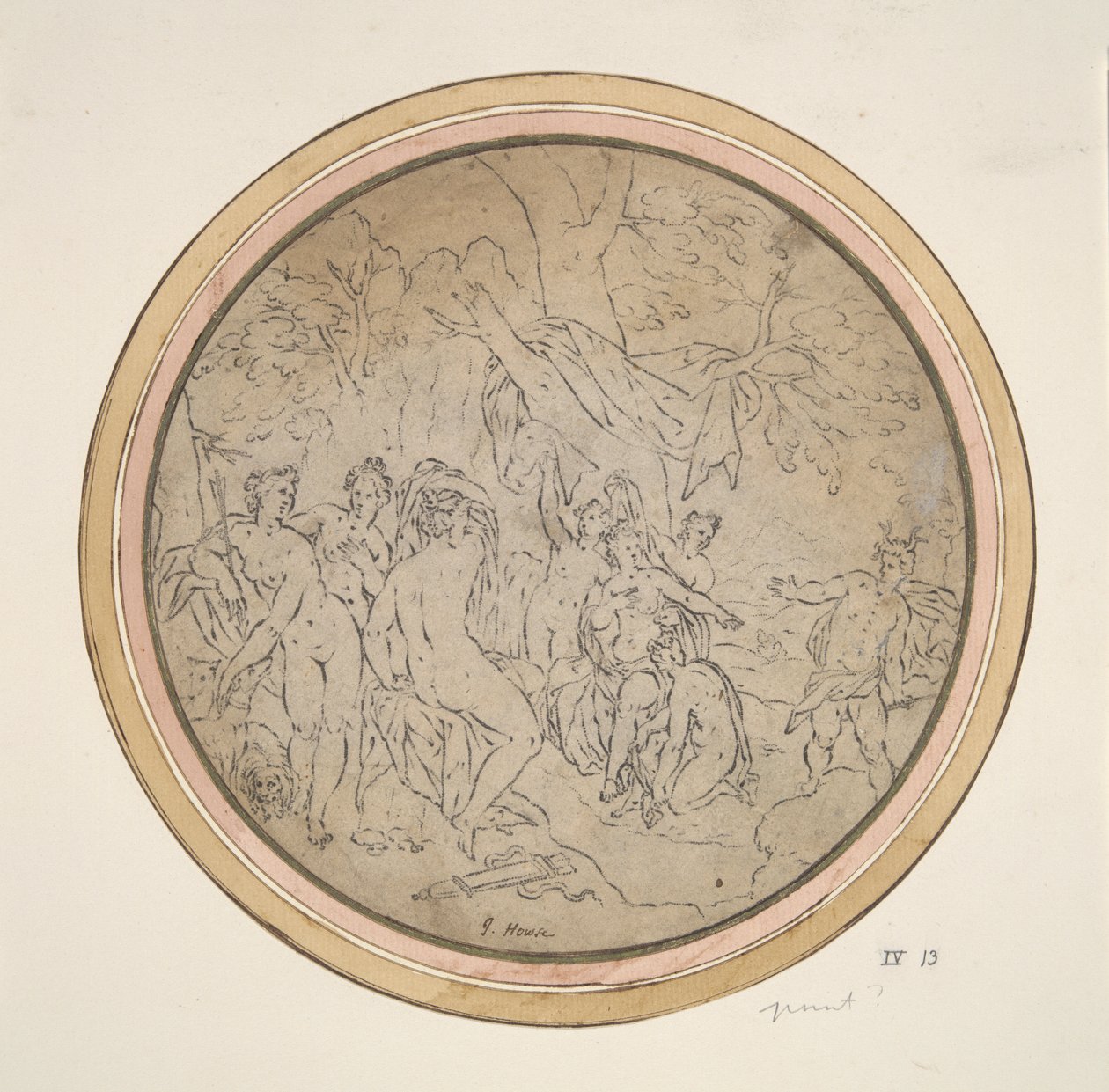 Diana und ihre Nymphen von Actaeon überrascht von Unknown
