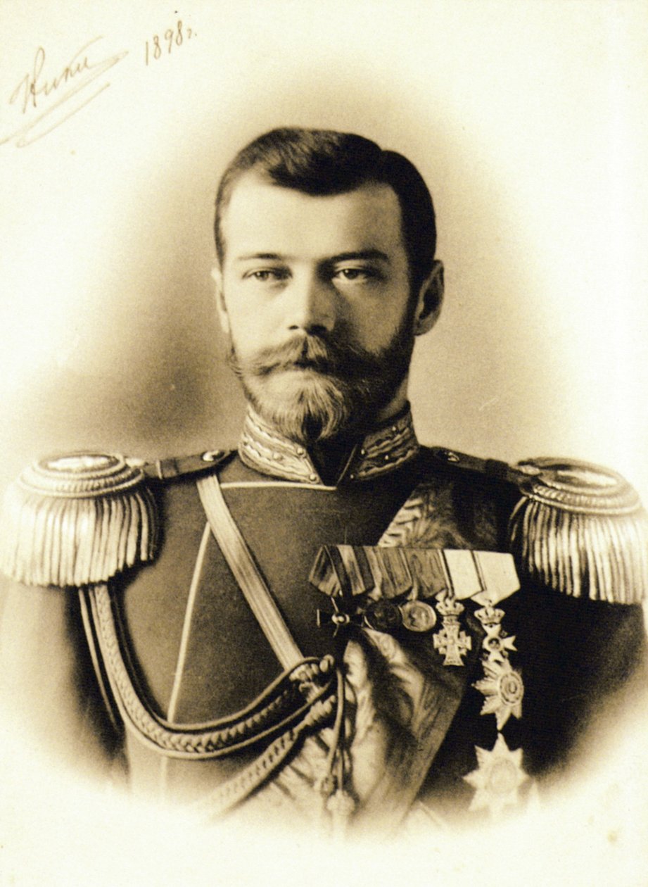 Russischer Kaiser, Zar Nikolaus II., 1898 von Unknown