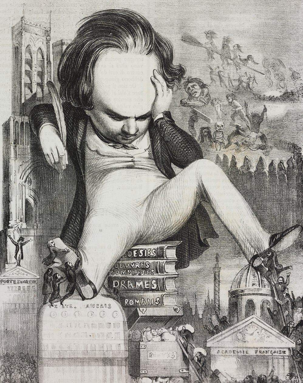 Karikatur von Victor Hugo (1802-1885) von Unknown artist