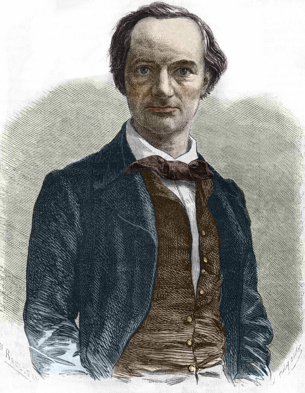 Charles Baudelaire (1821-1867), französischer Schriftsteller. von Unknown artist
