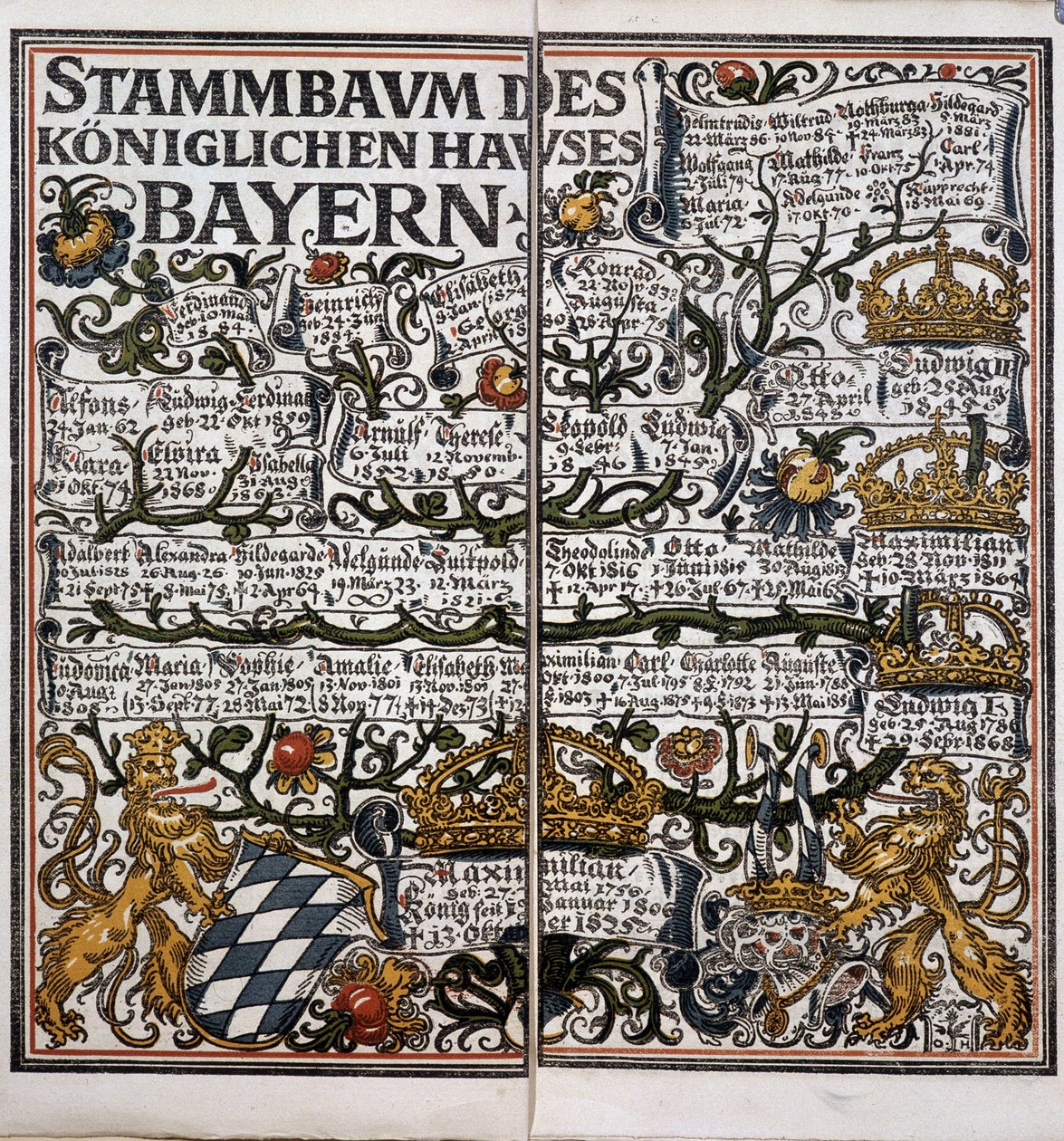 Stammbaum - Kalender von Unknown artist