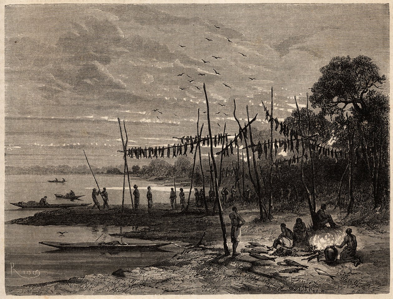 Feyturia am Cudajaz-See von Unknown artist