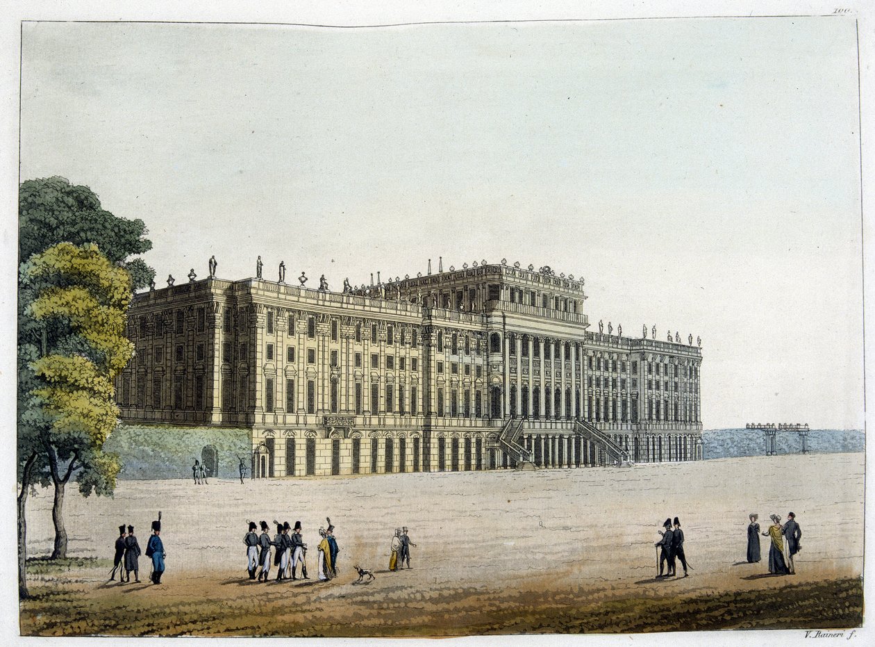 Schloss Schönbrunn im 19. Jahrhundert von Unknown artist