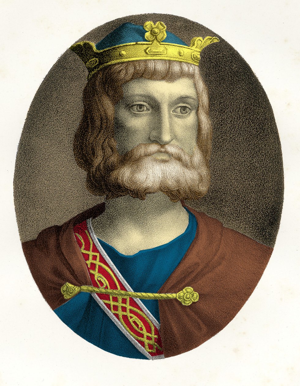 Porträt von Karl Martell (688-741) von Unknown artist