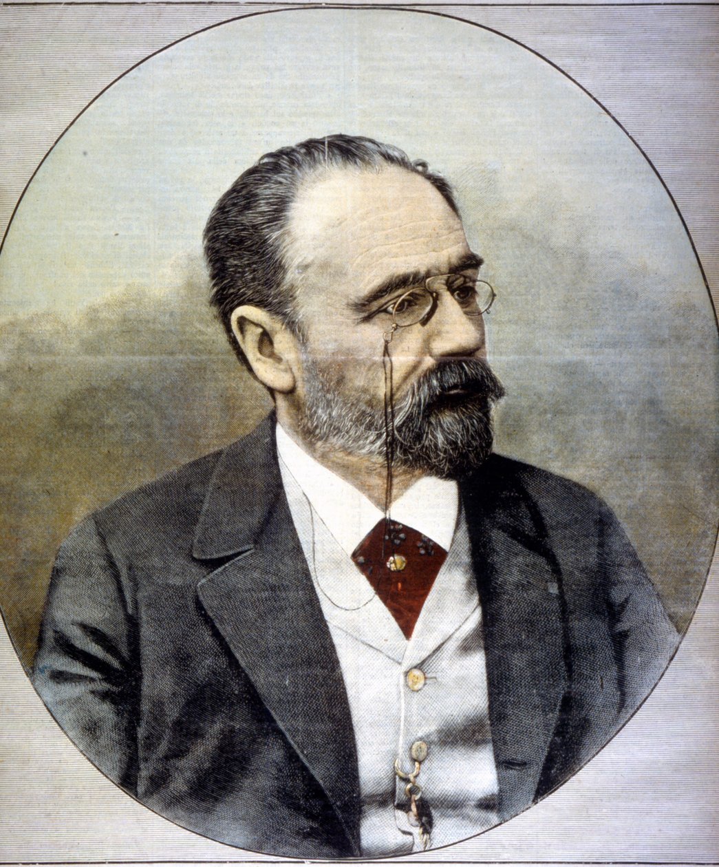 Porträt von Emile Zola von Unknown artist
