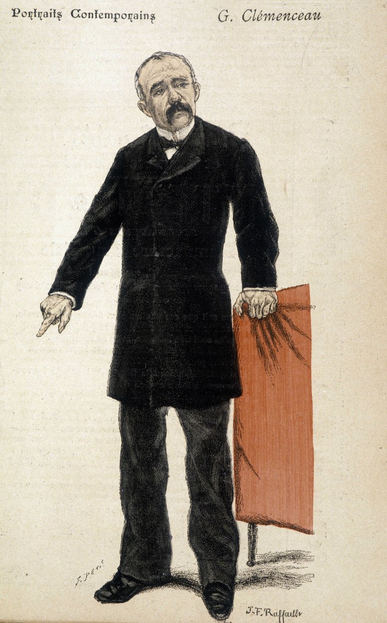 Porträt von Georges Clemenceau von Unknown artist