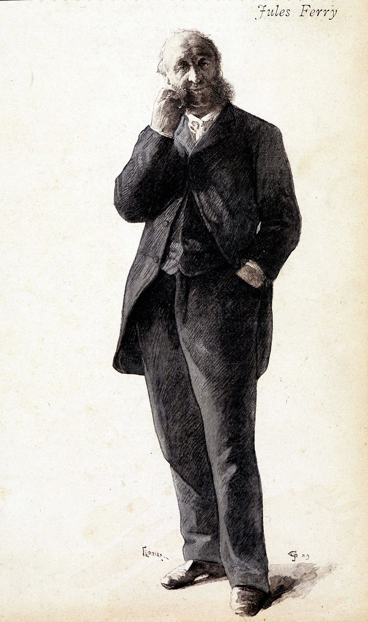 Porträt von Jules Ferry, um 1880 von Unknown artist