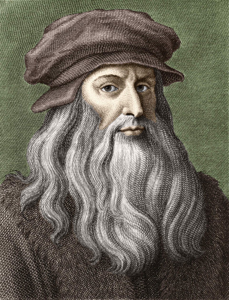 Porträt von Leonardo da Vinci von Unknown artist