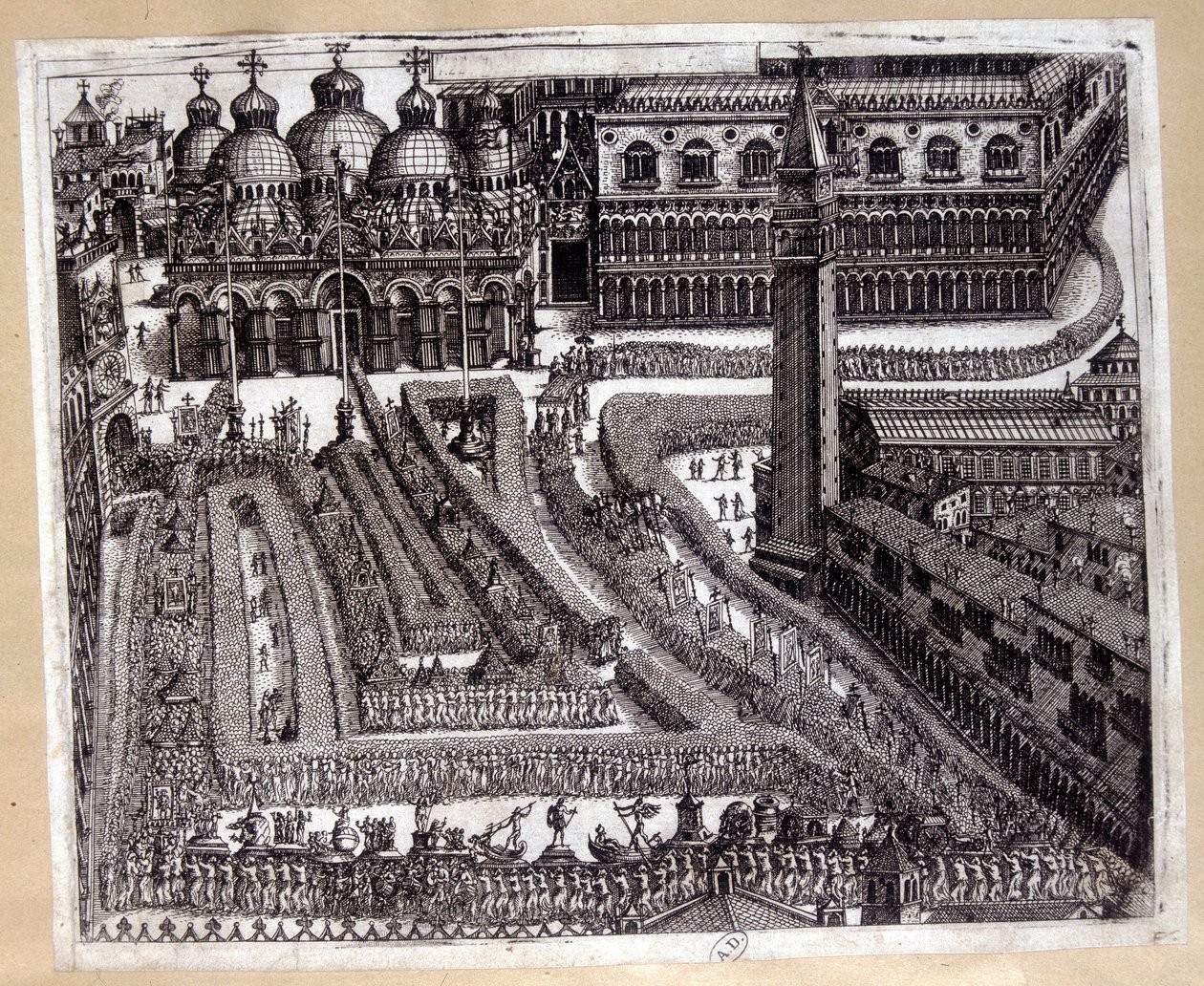 Prozession in Venedig im 17. Jahrhundert von Unknown artist