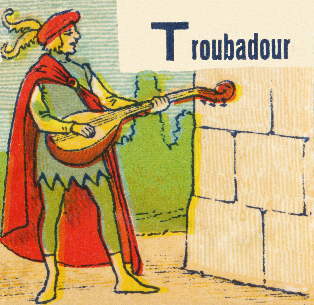 T wie Troubadour von Unknown artist
