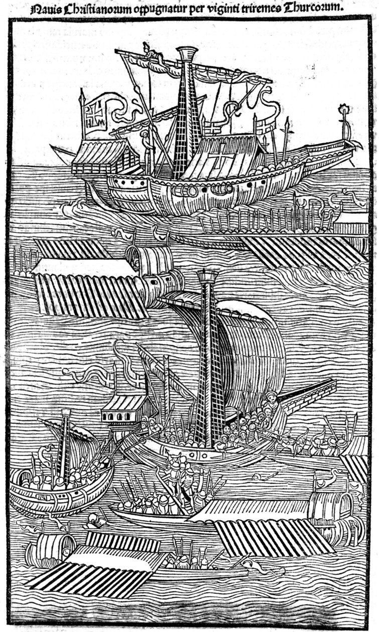 Die Ritter von Rhodos von Unknown artist