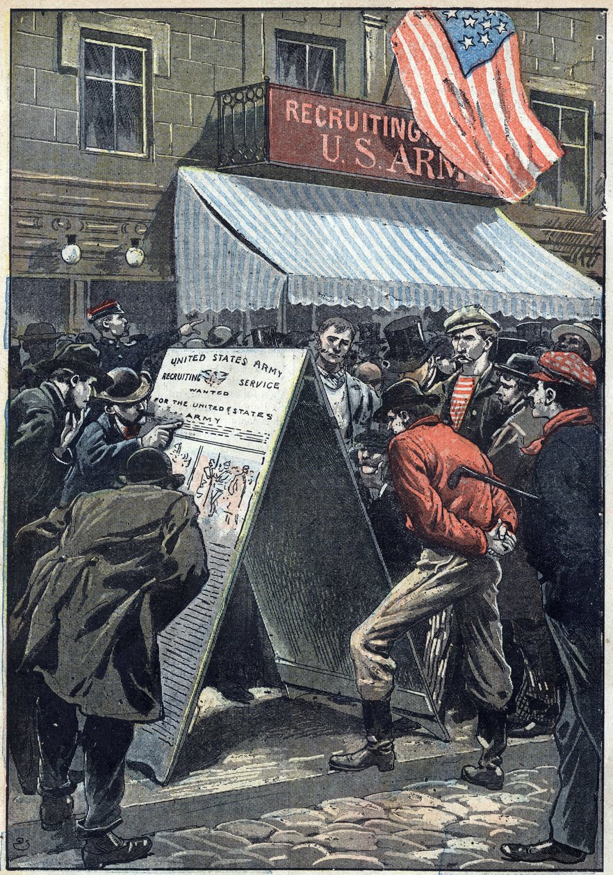 Krieg Spanien - Vereinigte Staaten (USA) von Unknown artist
