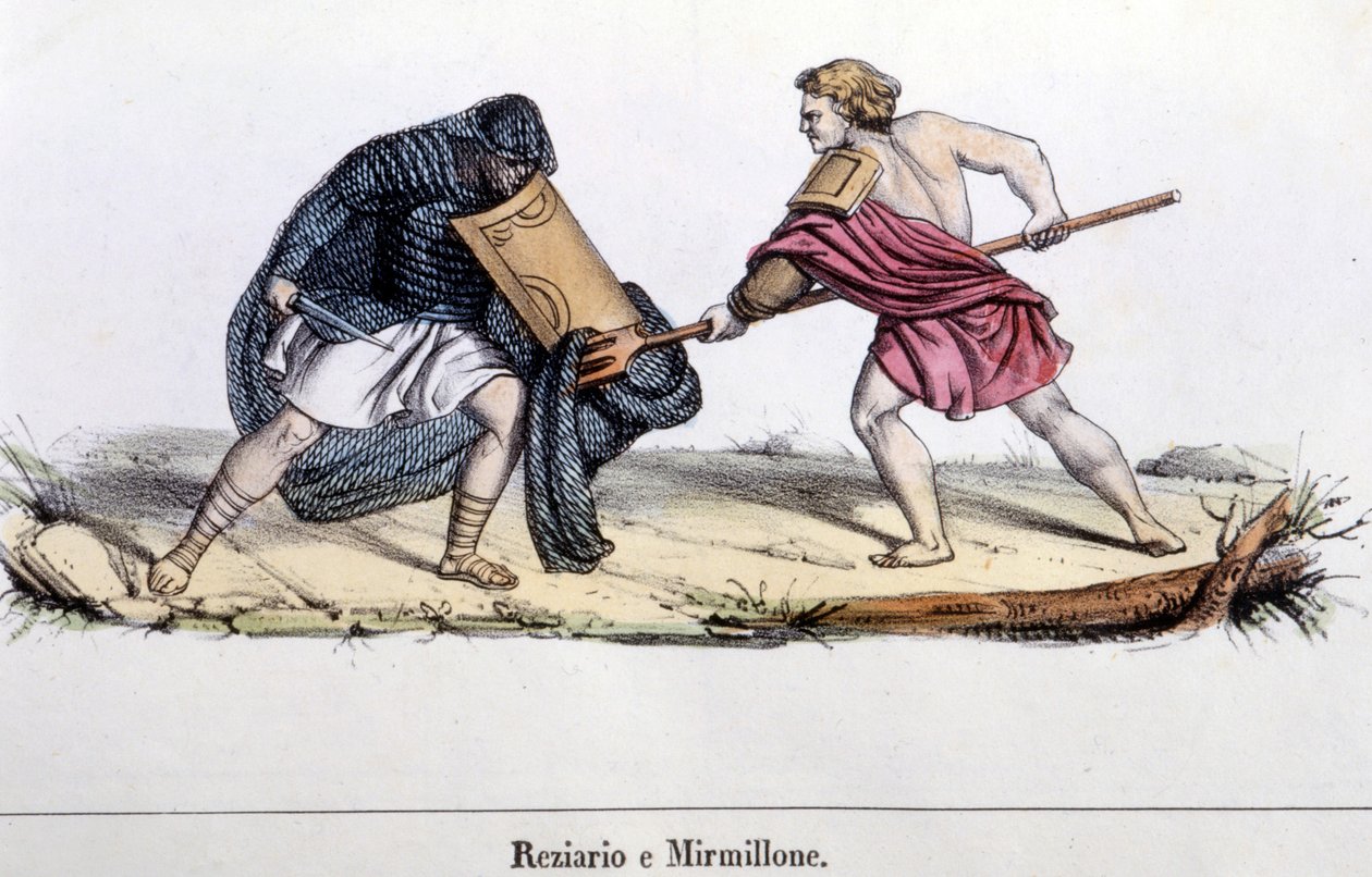 Ein Gladiatorenkampf von Unknown artist