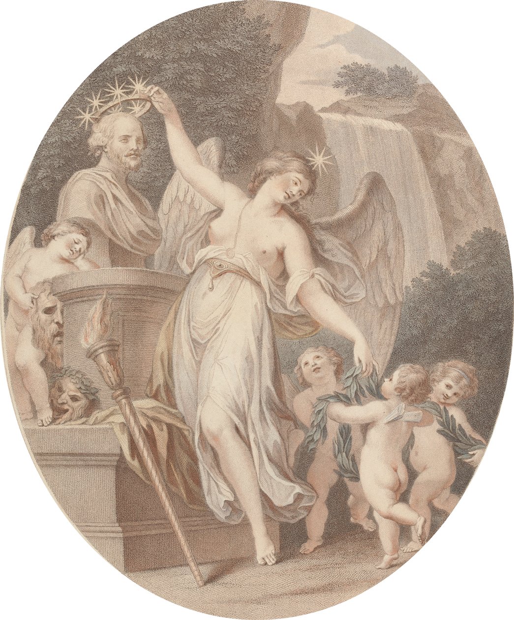 Allegorische Huldigung an Shakespeare von Unknown artist