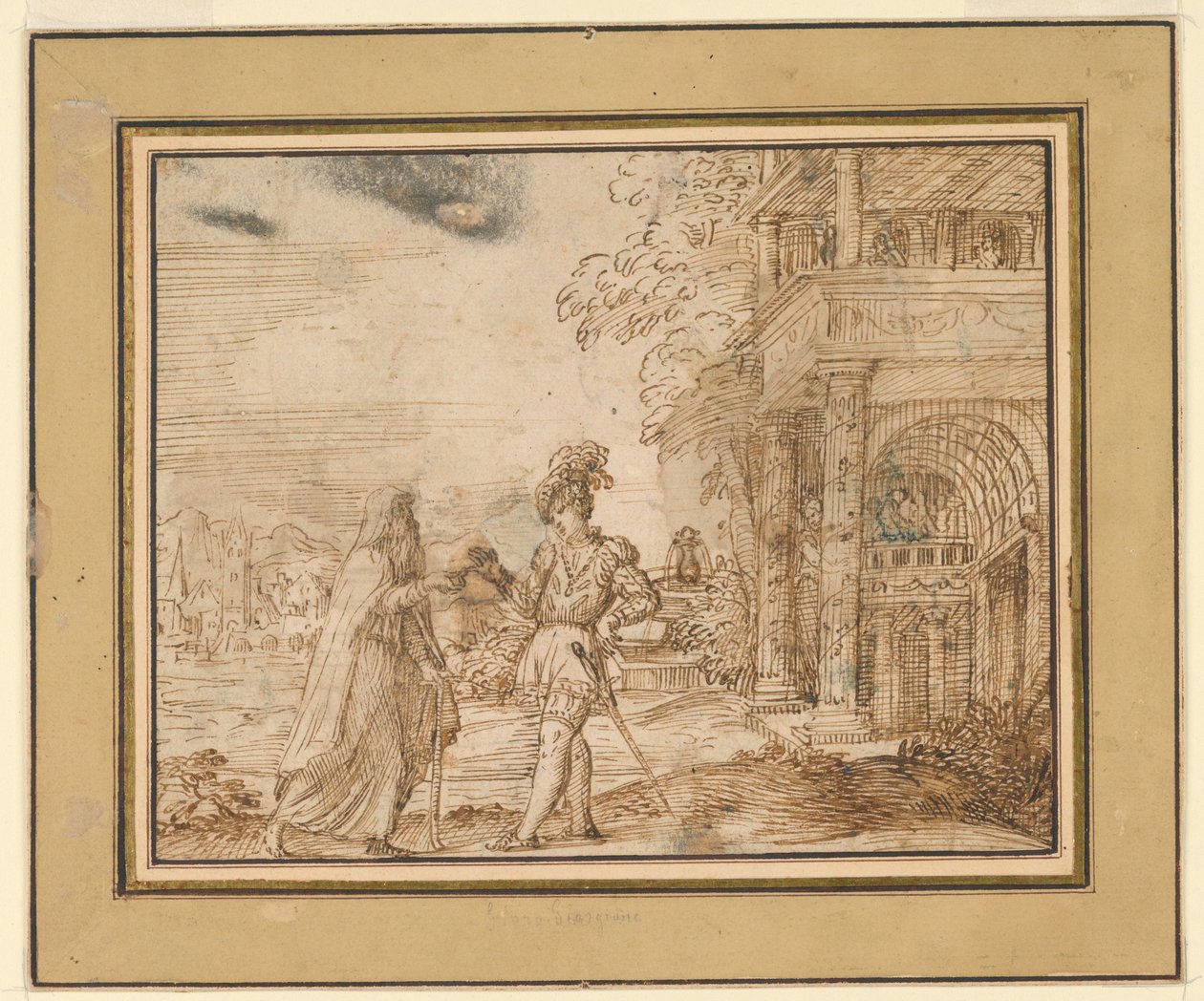 Asket und Höfling von Unknown artist