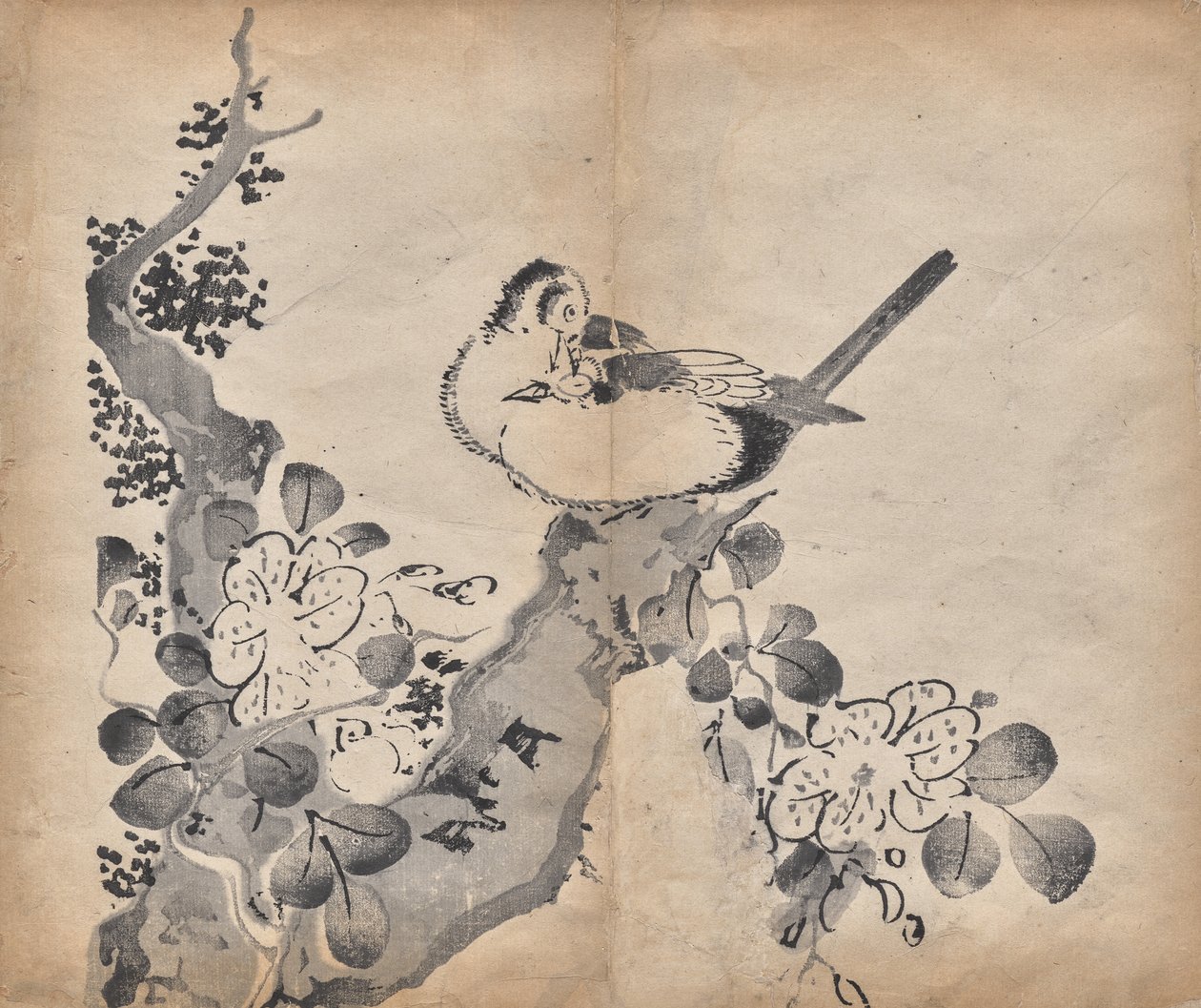 Blüten und Vögel von Unknown artist