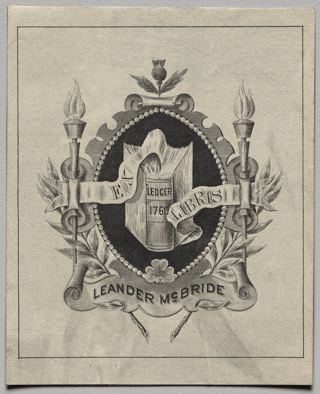 Exlibris: Leander McBride von Unknown artist