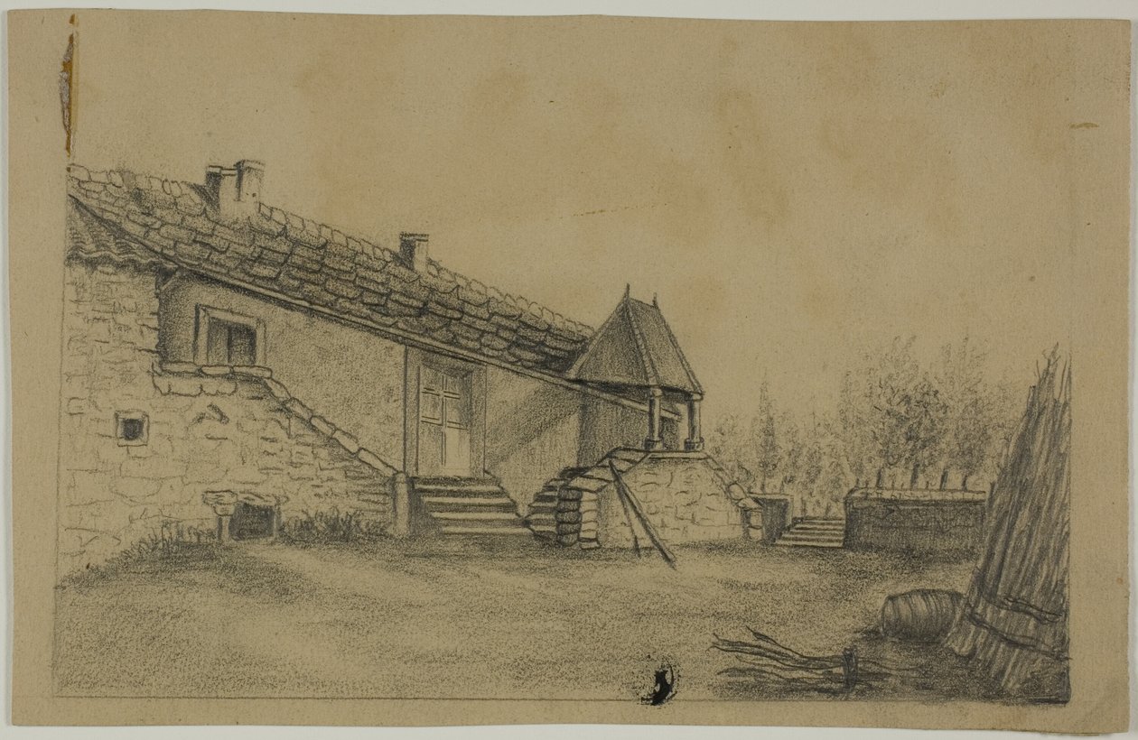 Geschlossenes Bauernhaus von Unknown artist