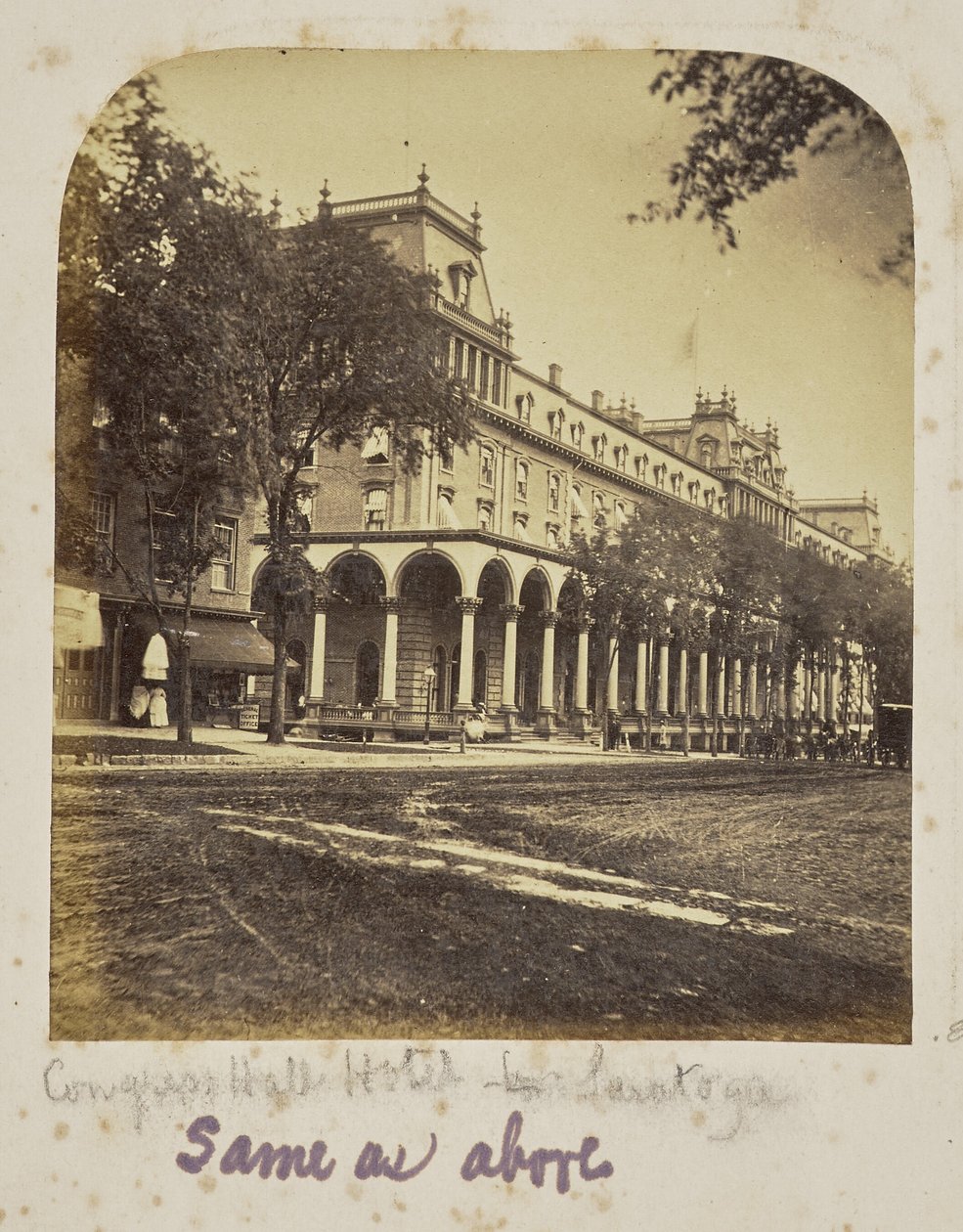 Congress Hall Hotel - Saratoga von Unknown artist