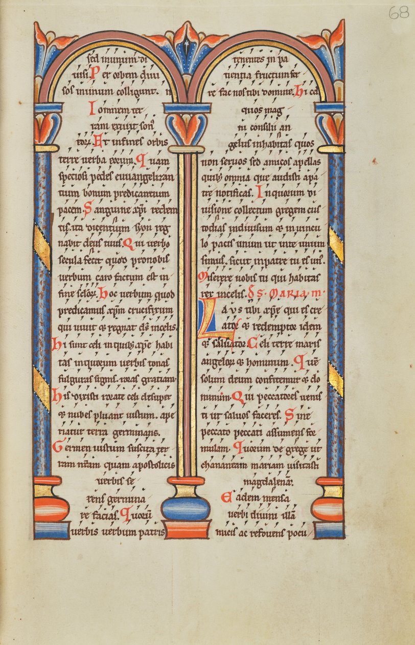 Geschmückte Textseite von Unknown artist