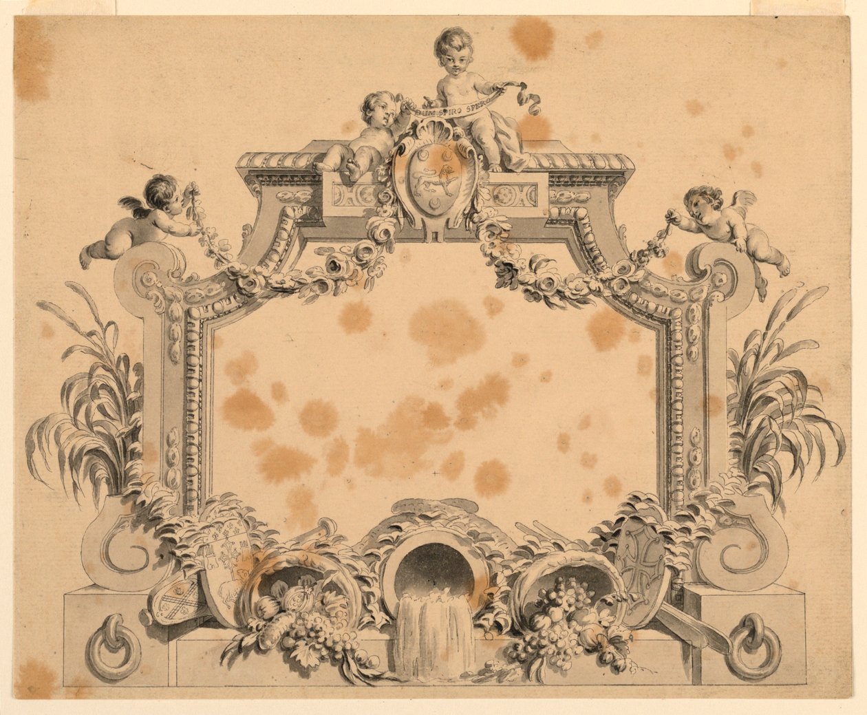 Entwurf für eine Titelseite von Unknown artist
