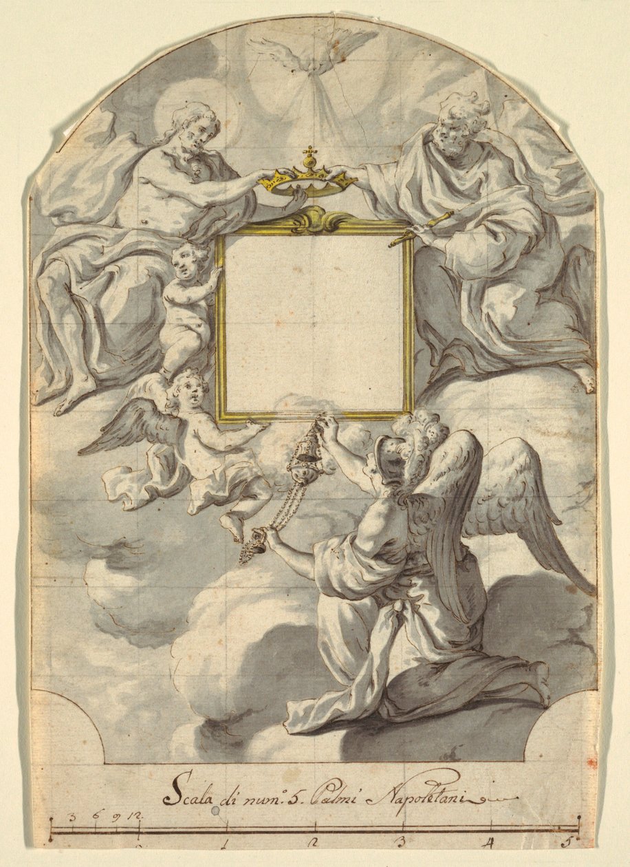 Entwurf für ein Wandgemälde von Unknown artist