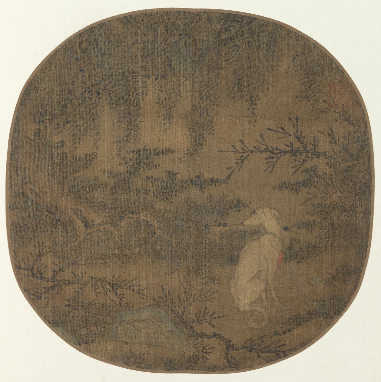 Hund beobachtet von Unknown artist