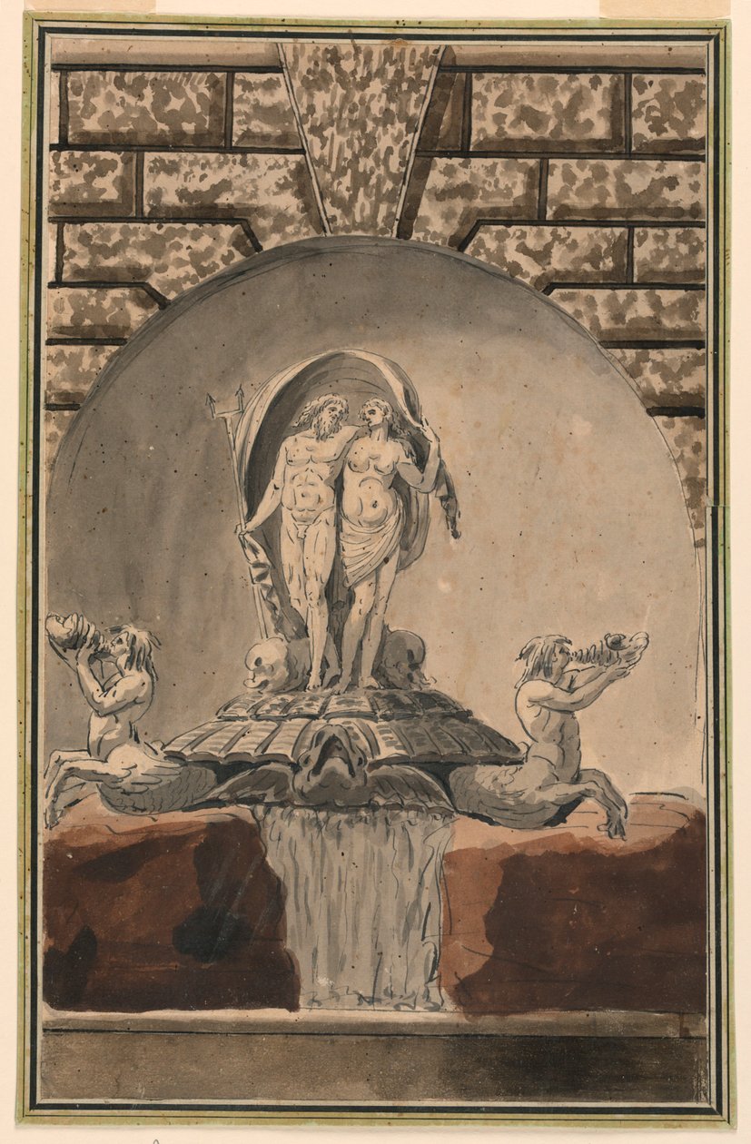 Erhebung eines Brunnens von Unknown artist