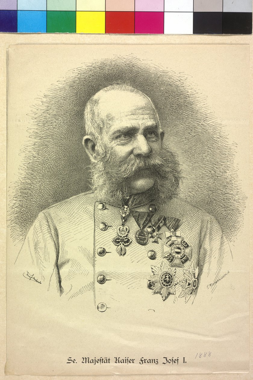 Kaiser von Österreich Franz Joseph I. von Unknown artist