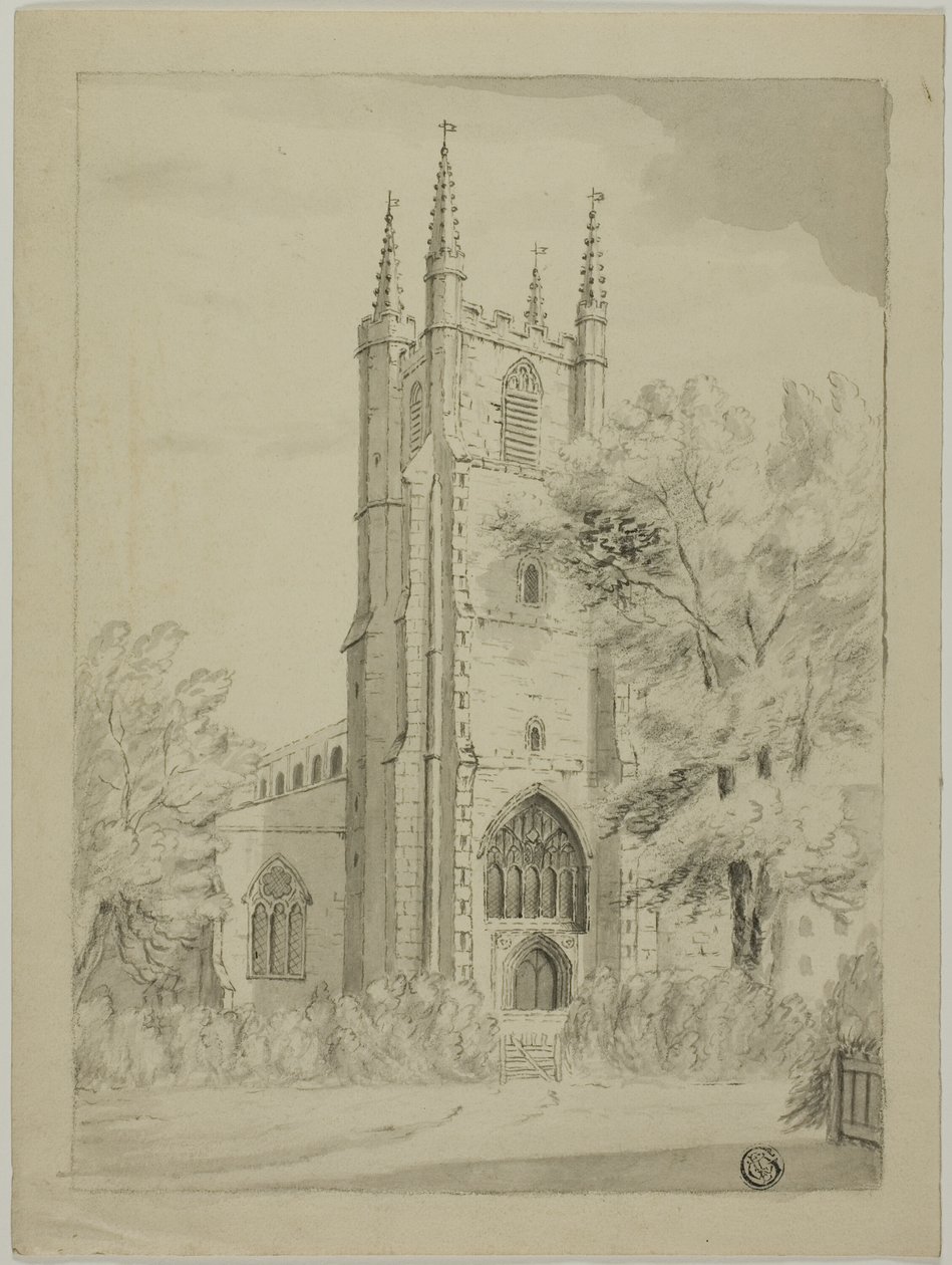 Englische Landkirche von Unknown artist