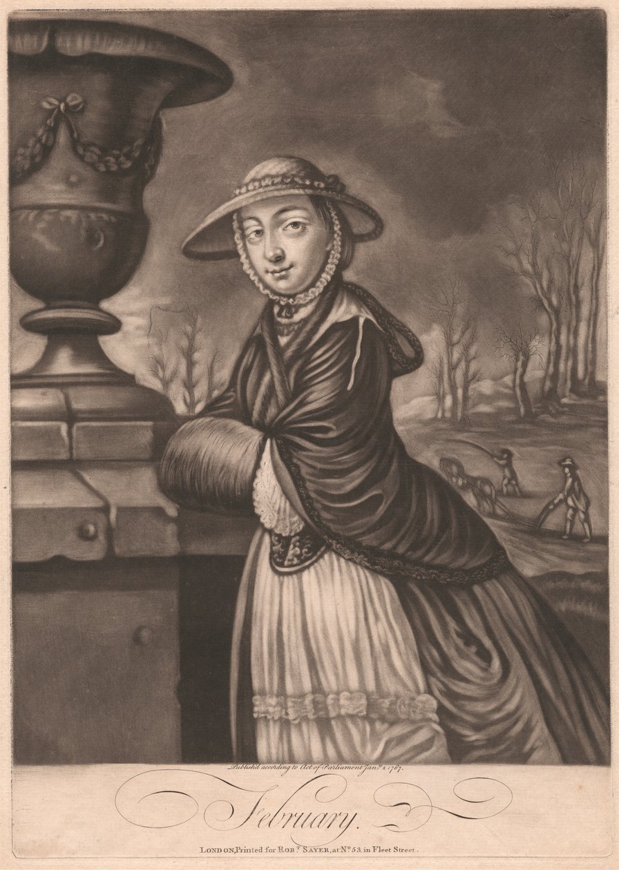 Februar von Unknown artist