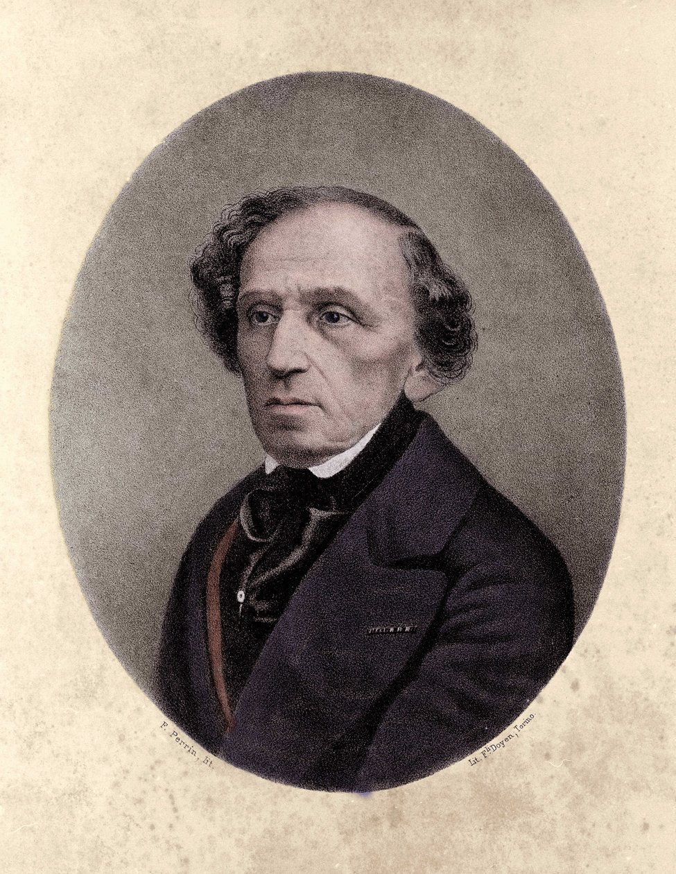 Giacomo Meyerbeer (1791-1864), deutscher Komponist. von Unknown artist