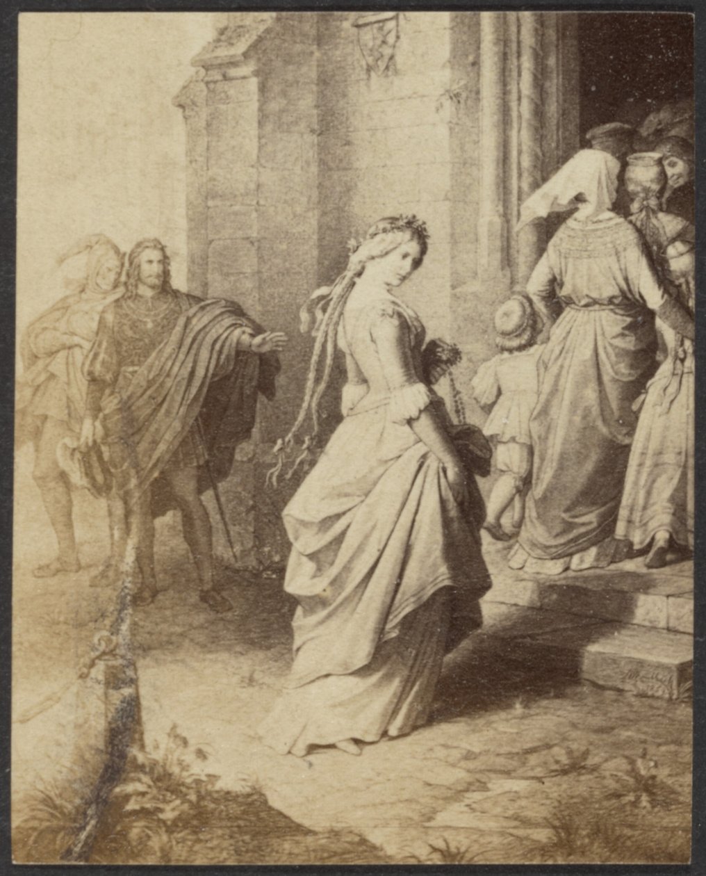 Gretchen (Faust) von W.V. Kaulbach von Unknown artist