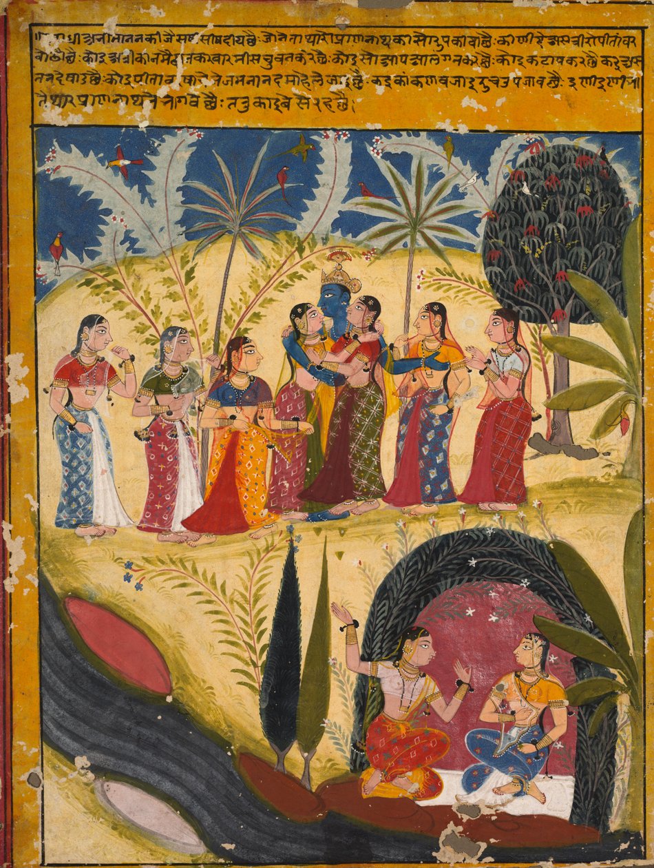 Krishna und Gopis von Unknown artist