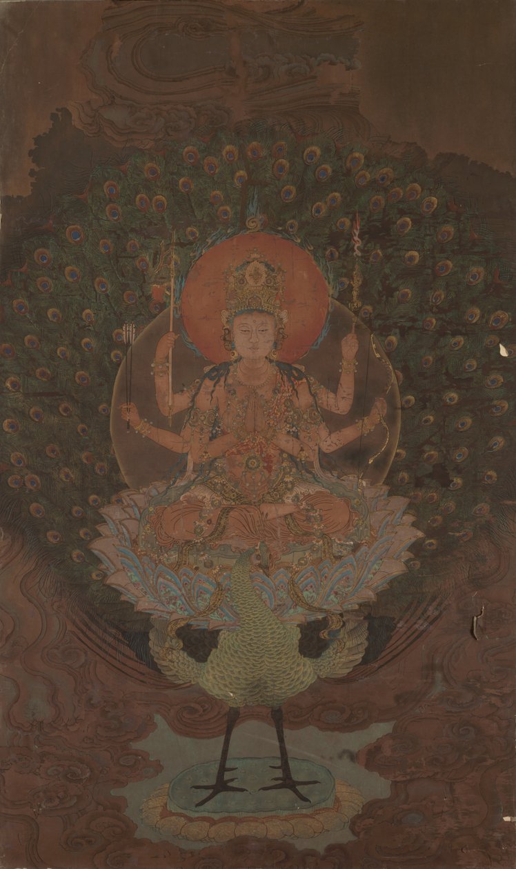 Mahamayuri (Kujaku Myoo) von Unknown artist