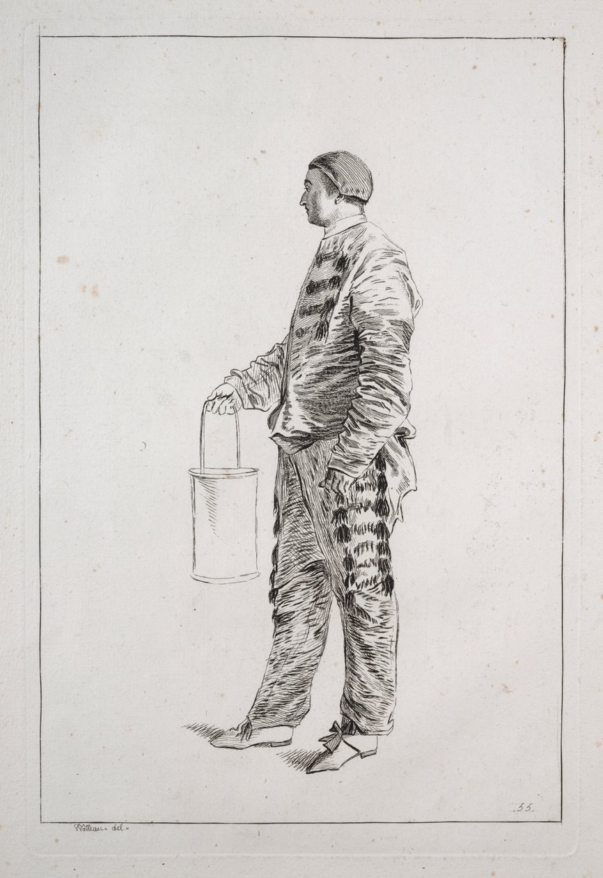 Mann Stehend von Unknown artist