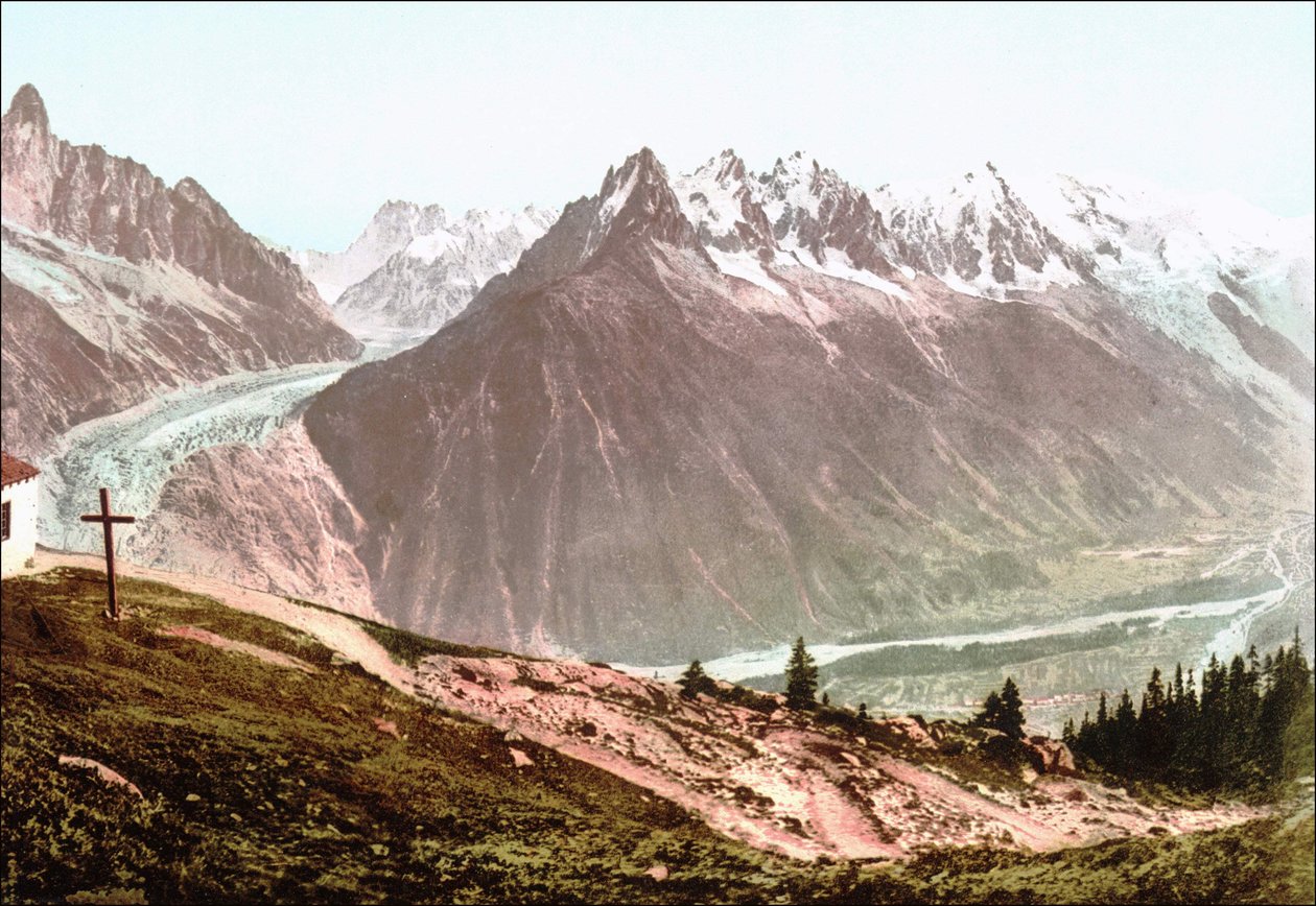Mont Blanc um 1890 von Unknown artist