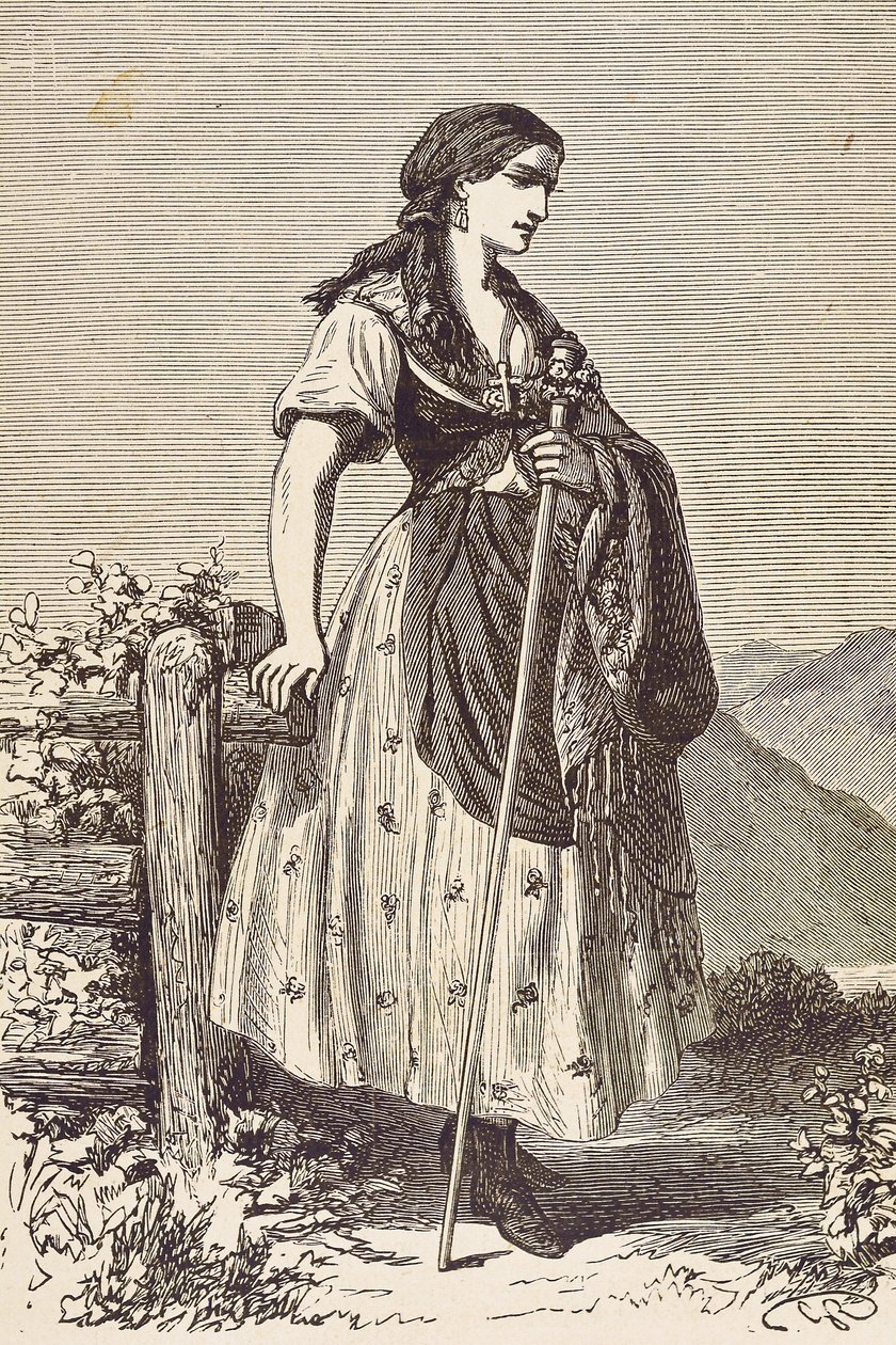 Mährische Frau von Unknown artist