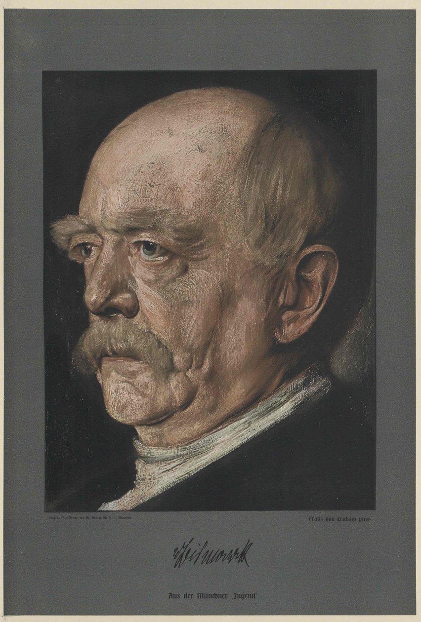 Otto Graf von Bismarck (Druck) von Unknown artist