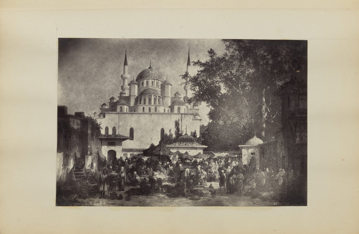 Gemaltes Bild von Konstantinopel von Unknown artist