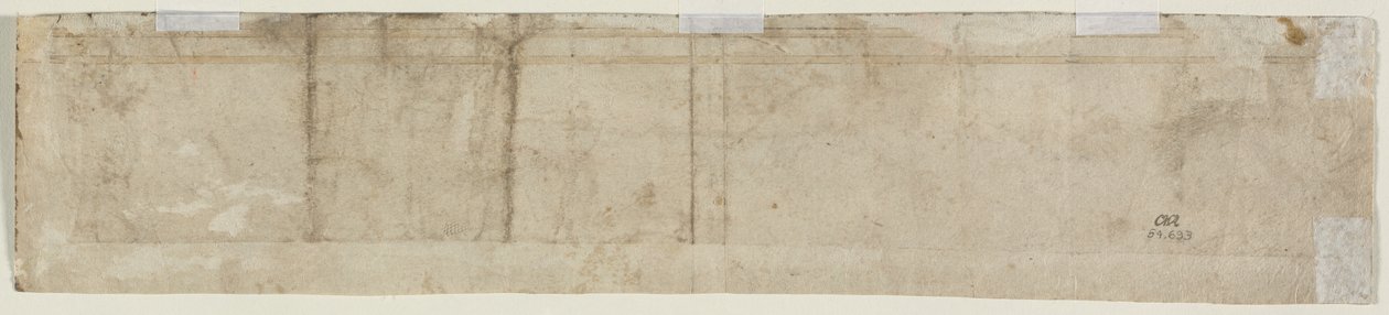 Teilweise architektonische Studie (verso) von Unknown artist