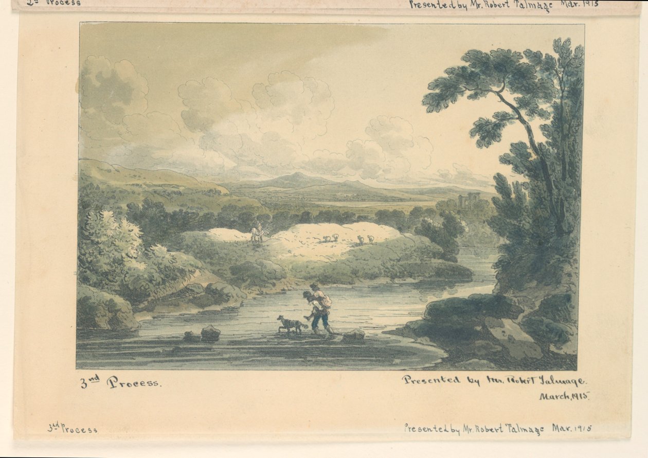 Pastorale Szene, 3. Prozess von Unknown artist