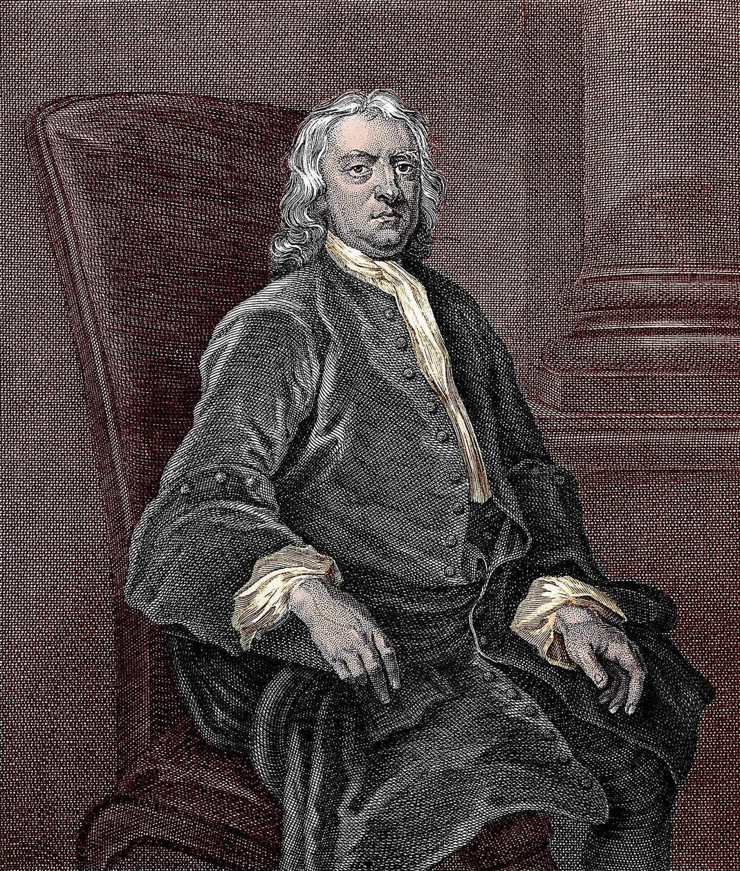 Porträt von Isaac Newton (1642-1727) von Unknown artist