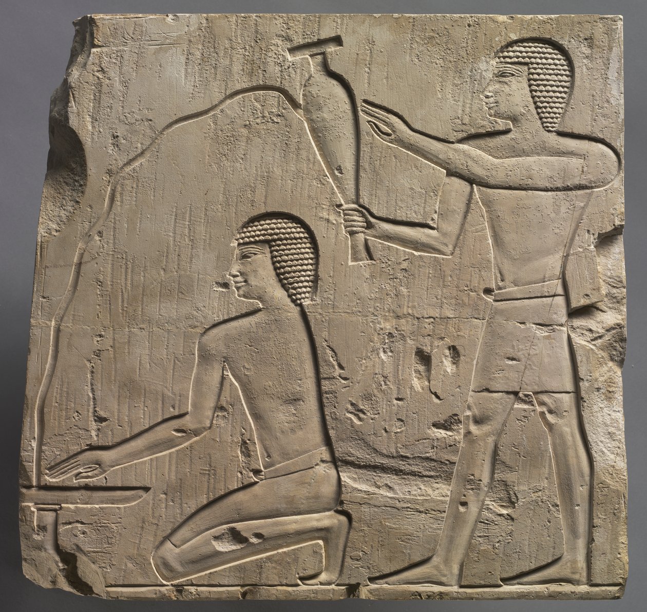 Priester, die Begräbnisriten durchführen von Unknown artist