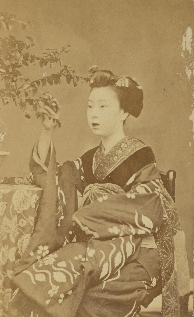 Sitzende japanische Frau von Unknown artist