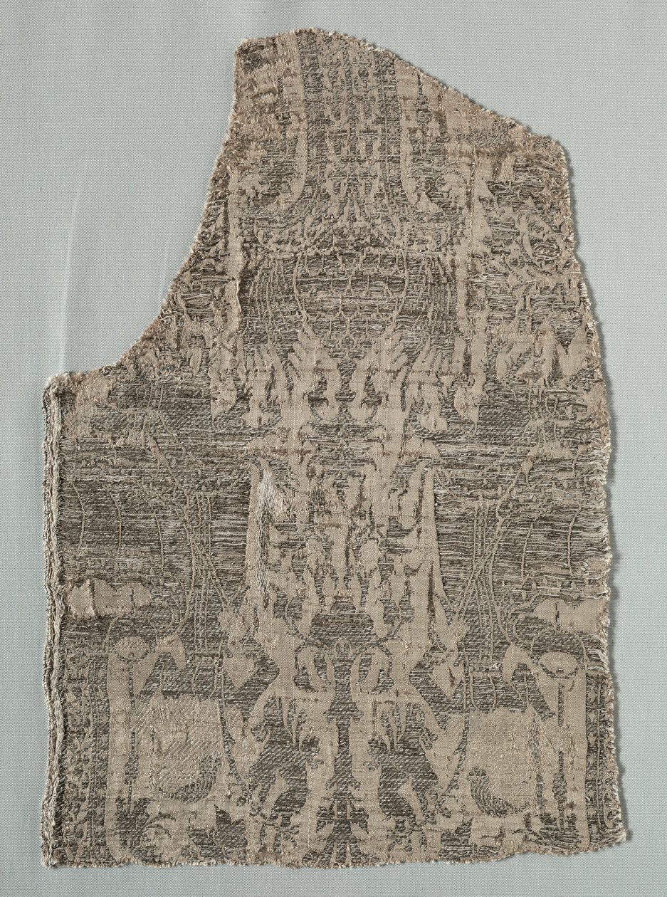 Seidenfragment von Unknown artist