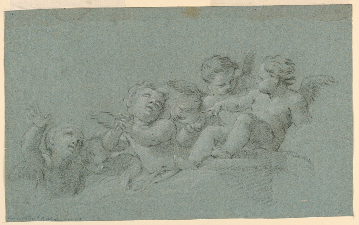 Studie von Engeln von Unknown artist