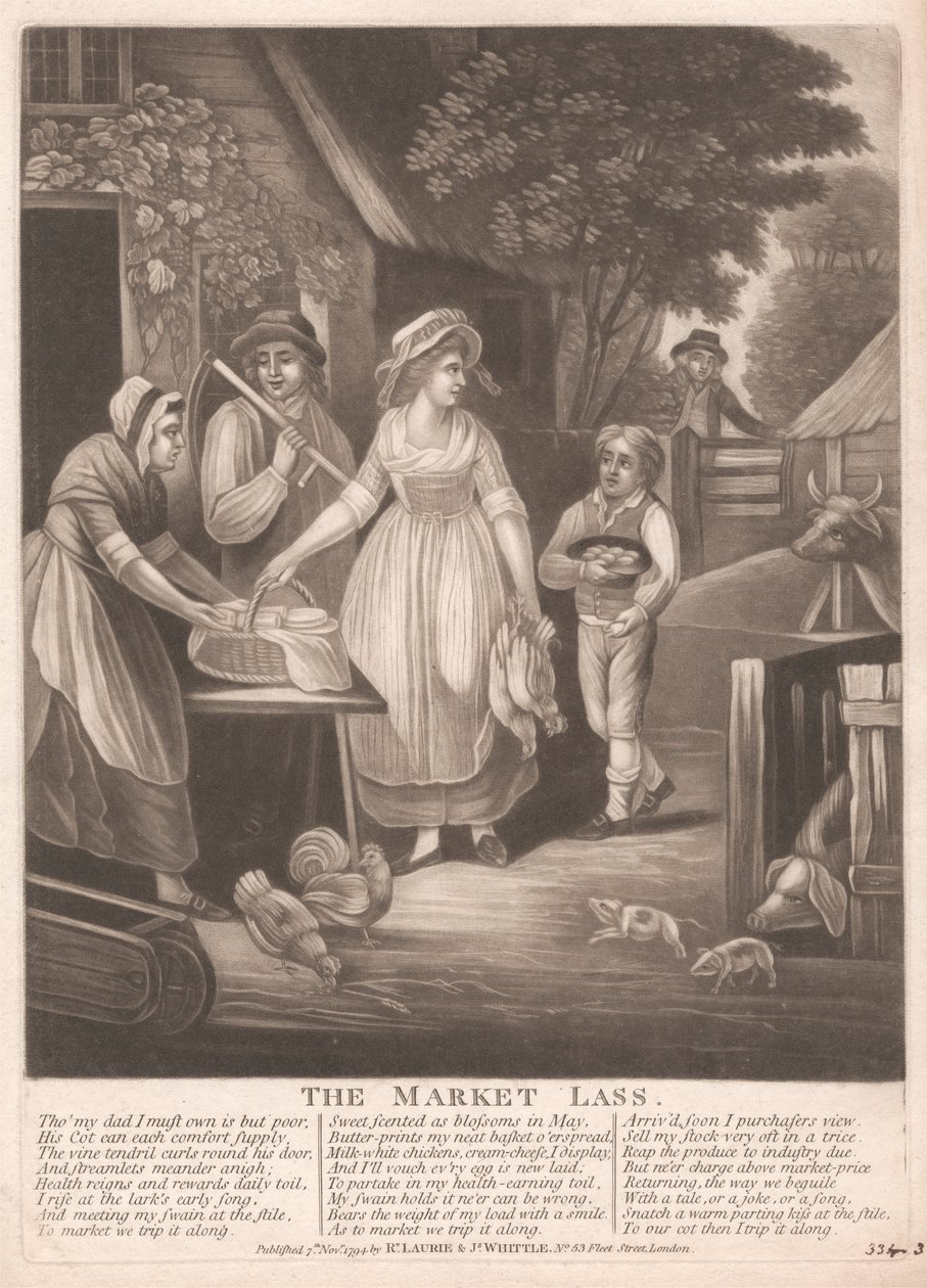 Das Marktmädchen von Unknown artist