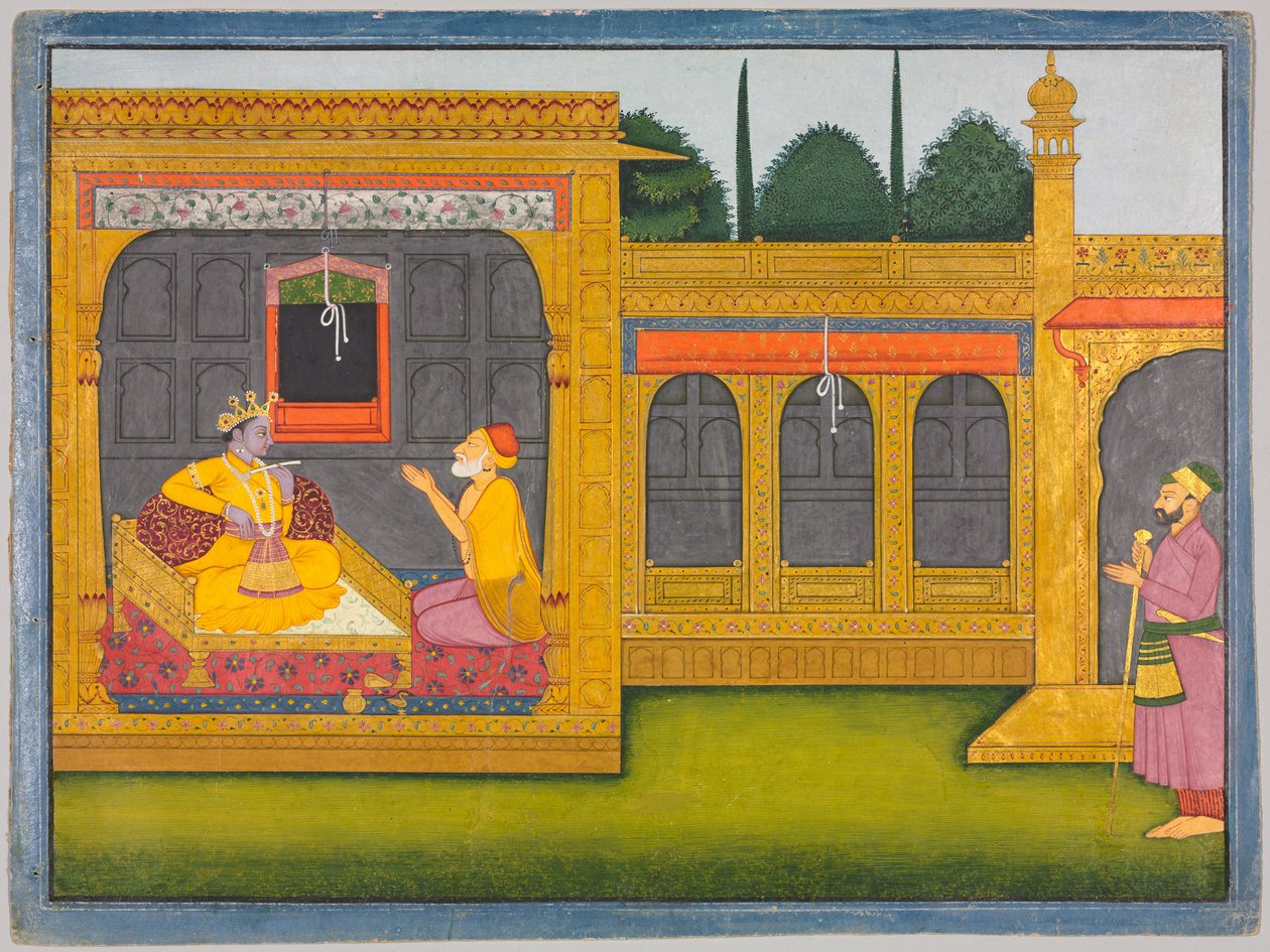 Die Hochzeit von Rukmini [Mangal] von Unknown artist