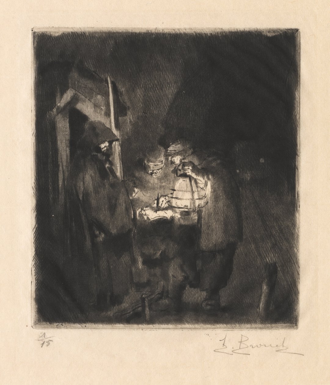 Die nächtliche Runde von Unknown artist